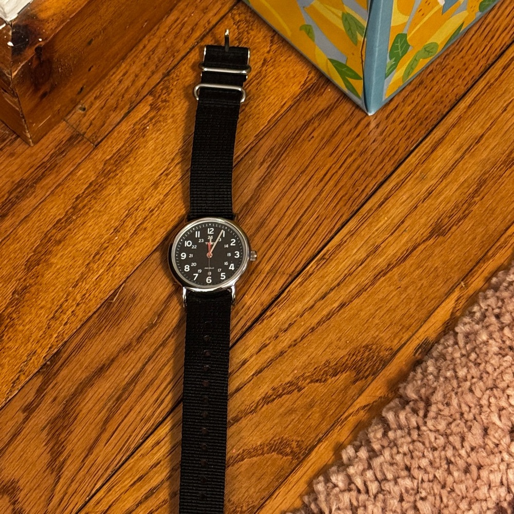 Timex Black Strap Analog Watch